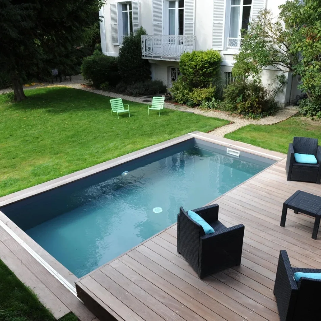 Раздвижная терраса для бассейна в Тынде