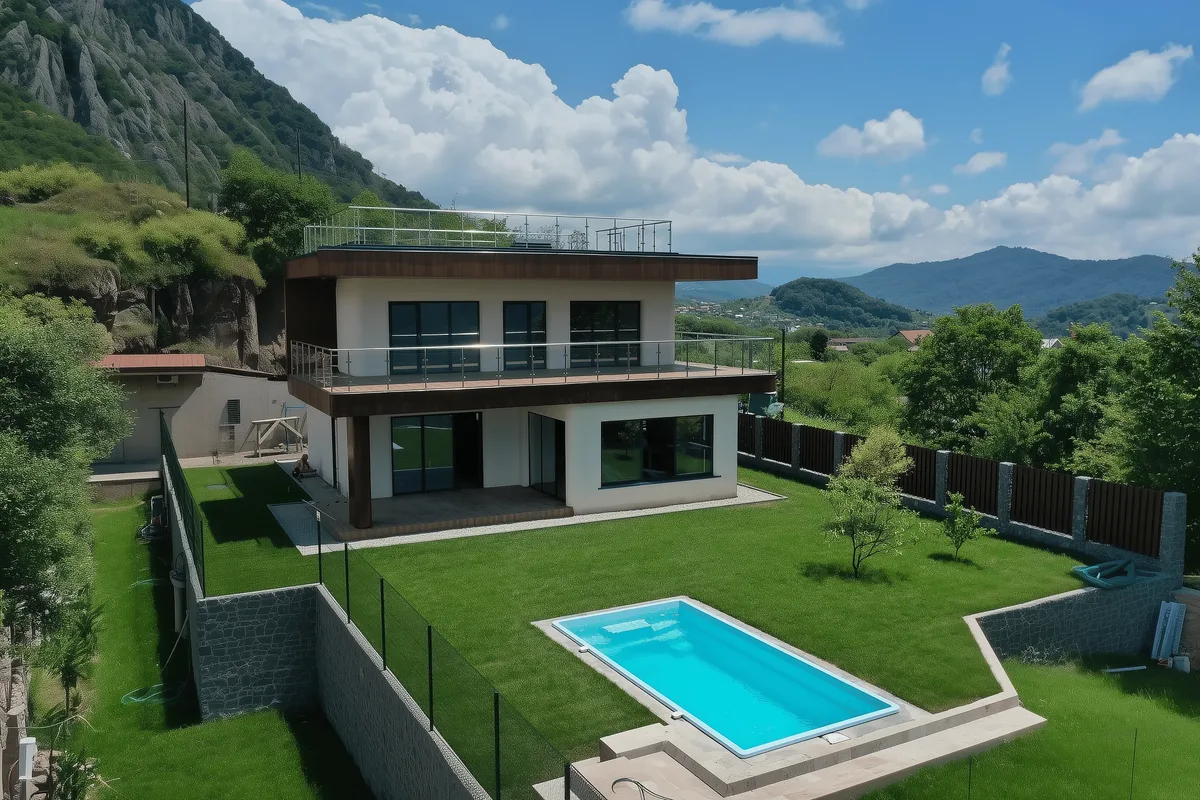 Композитный бассейн Laguna 6 — визуализация в Тынде