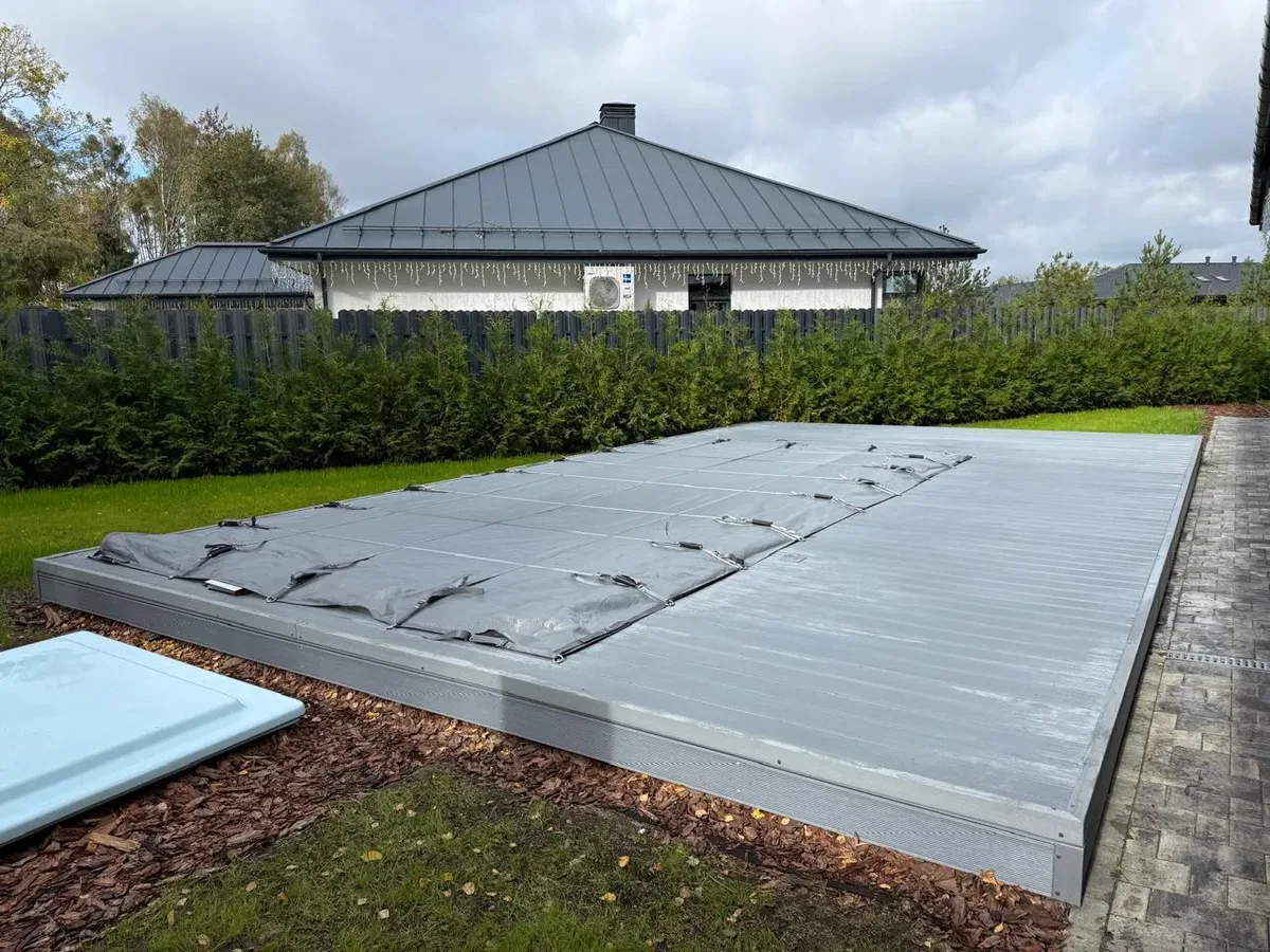 Покрывало Laguna Cover Mesh — установка в Тынде