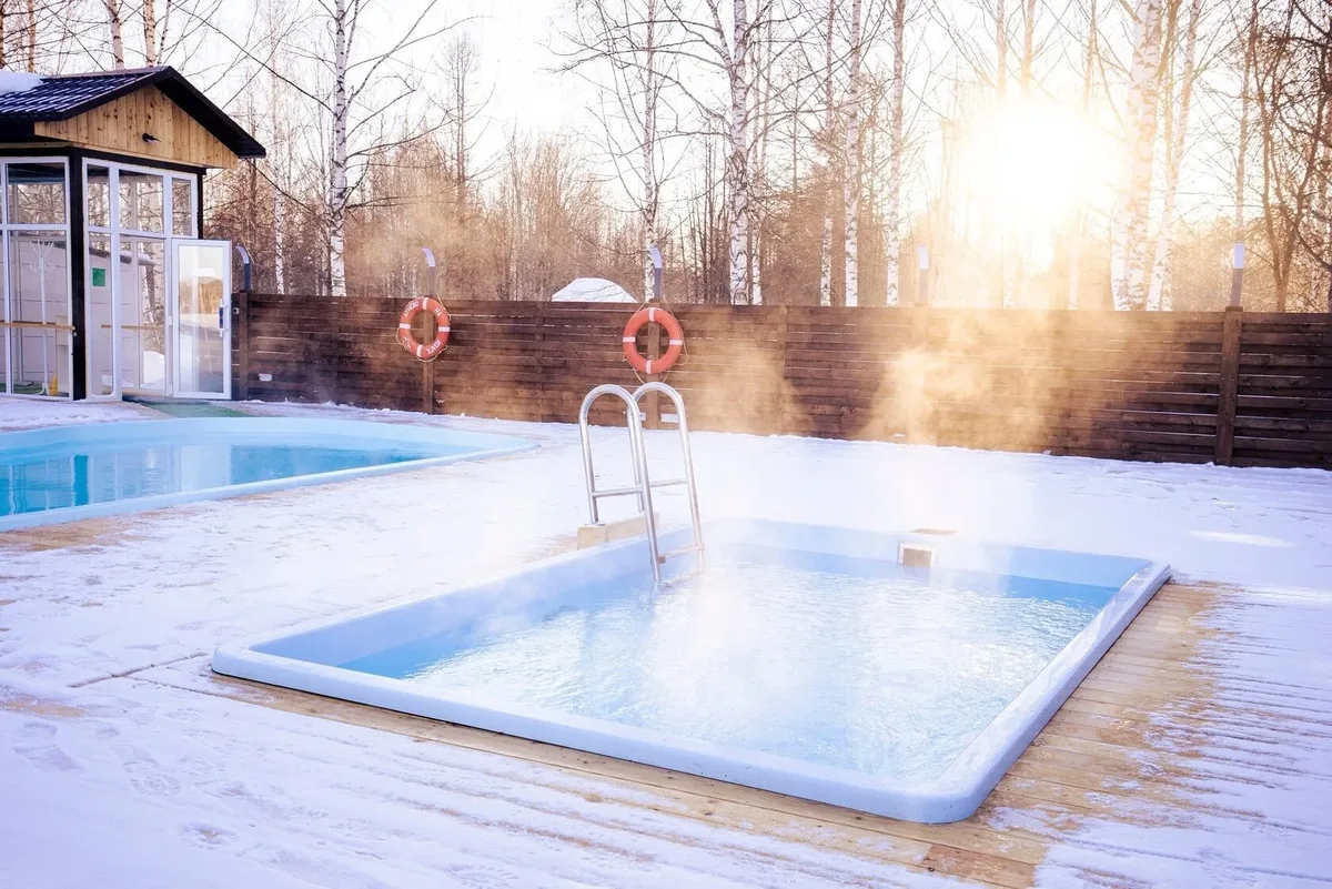 Композитный бассейн Laguna 4 — установка в Тынде