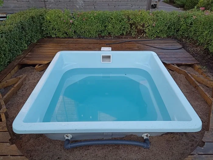 Композитная купель Laguna 2 — установка в Тынде